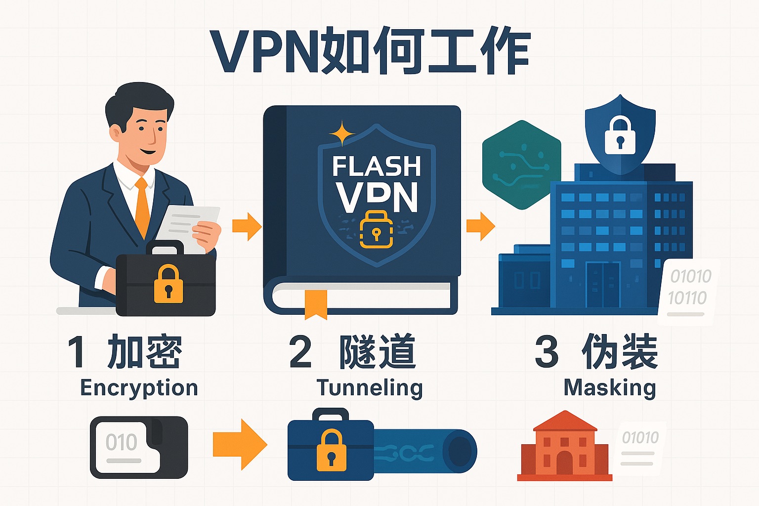 VPN如何工作？技术原理简单解释