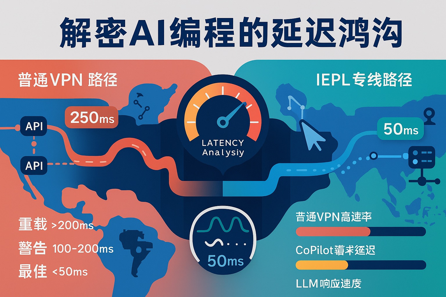 解密AI编程的“延迟鸿沟”：为什么普通VPN无法满足实时AI助手的需求