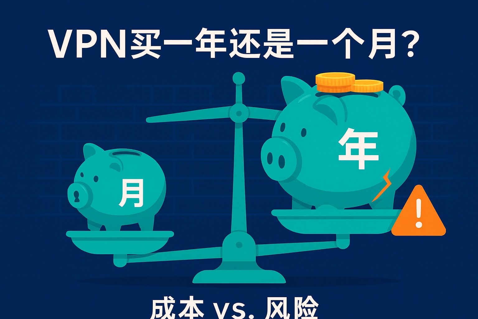 VPN买一年还是一个月？中国用户的成本效益终极指南